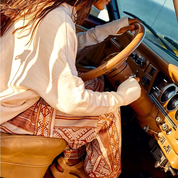 Free People-Visionary Printed Pants - Picture 4 of 9